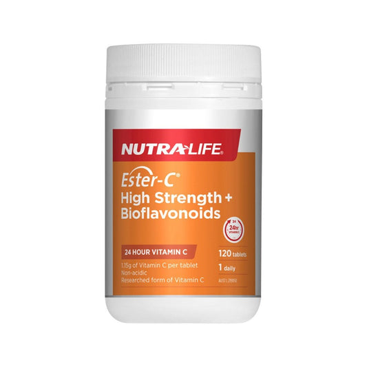 NutraLife Ester-C High Strength + Bioflavonoids 120t