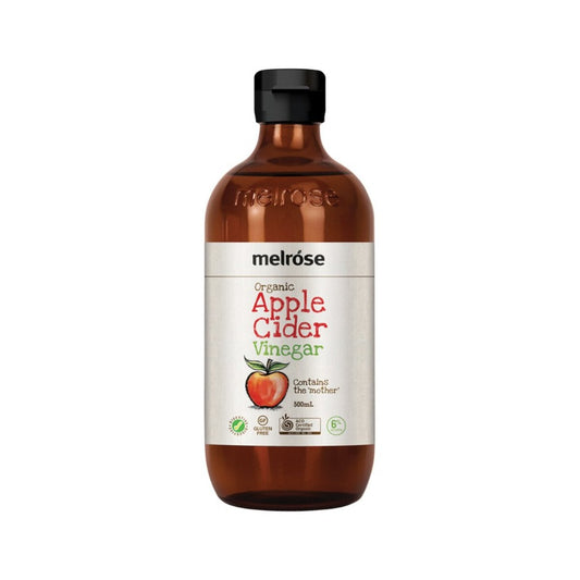 Melrose Organic Apple Cider Vinegar contains the 'mother' 500ml