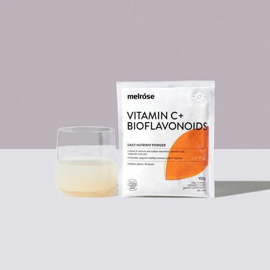 Melrose Vitamin C Plus Bioflavonoids Orange Flavoured 100g
