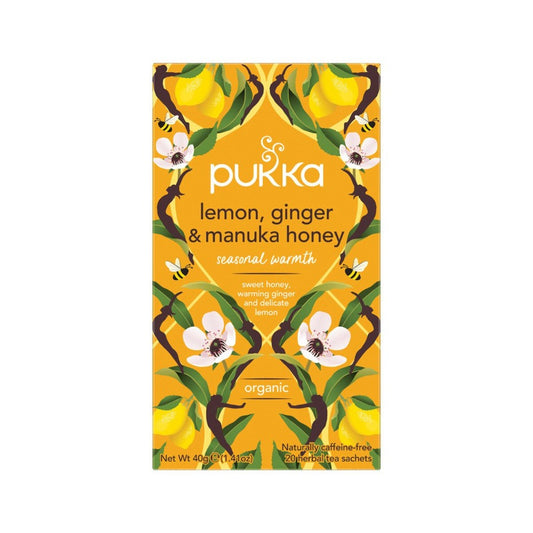 Pukka Herbal Tea Lemon, Ginger & Manuka Honey