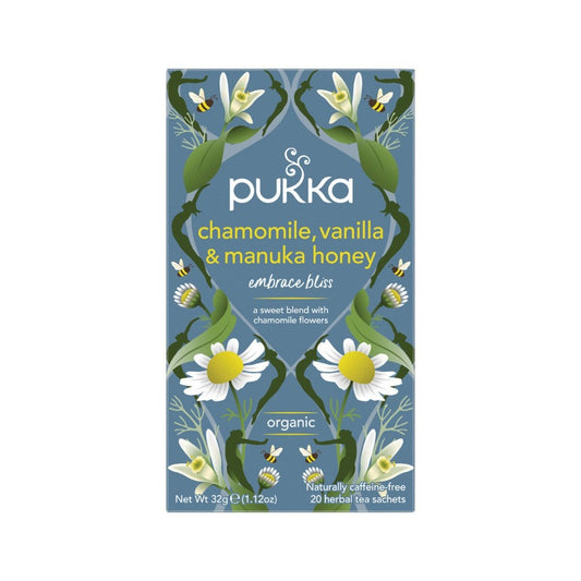 Pukka Herbal Tea Chamomile, Vanilla & Manuka Honey