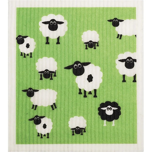 Retro Kitchen Sponge Cloth Sheep