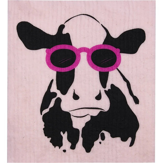 Retro Kitchen Sponge Cloth cow