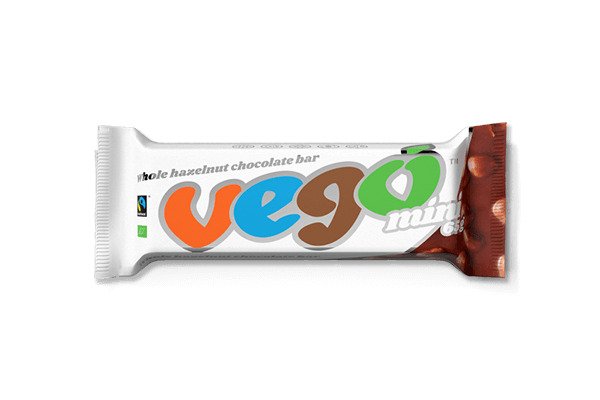 Vego Whole Hazelnut Chocolate Bar 65g