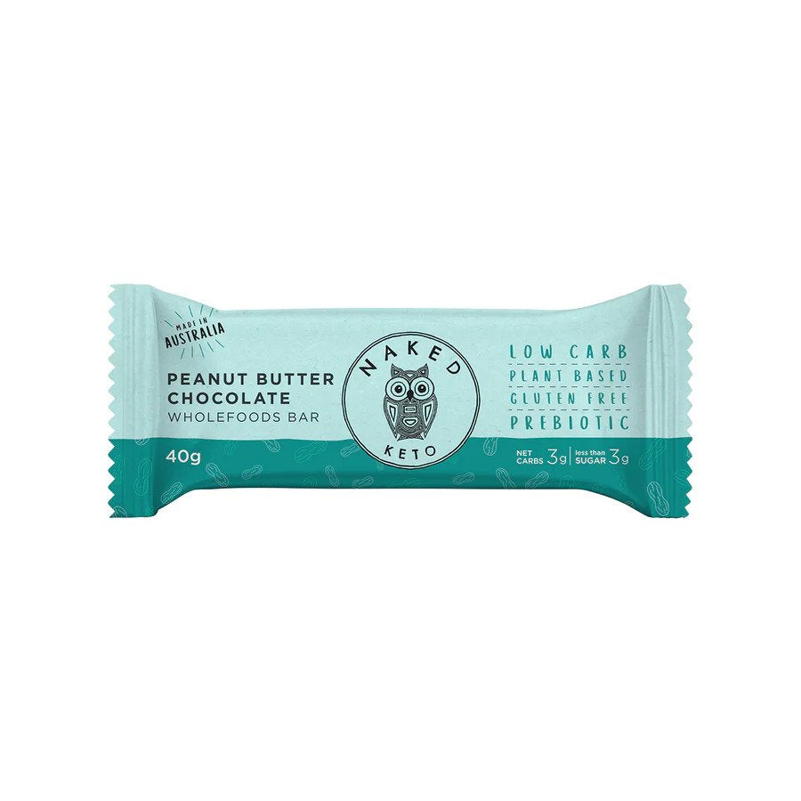 Naked Paleo Peanut Butter Chocolate Keto Bar 40g