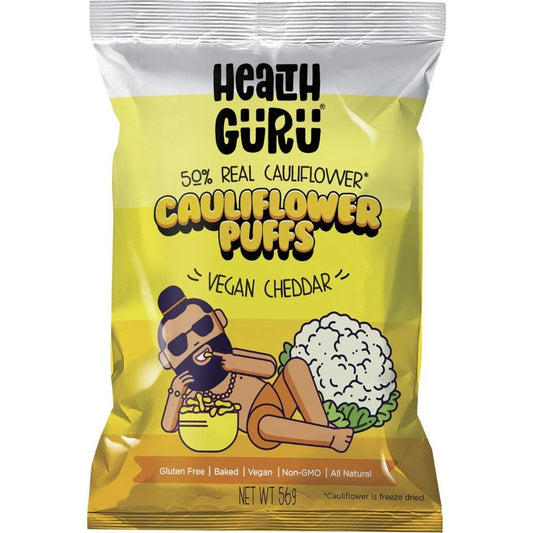 Health Guru Cauliflower Puffs Vegan 56g