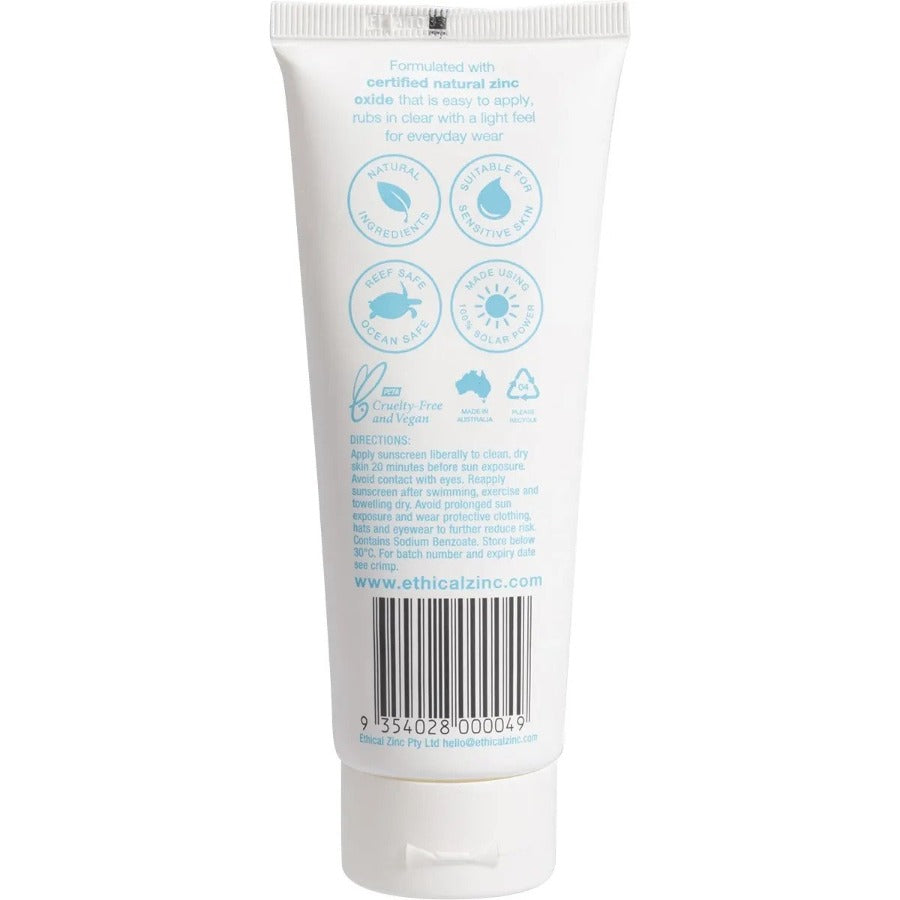 Ethical Zinc Daily Wear Light Sunscreen SPF 50+ 100g