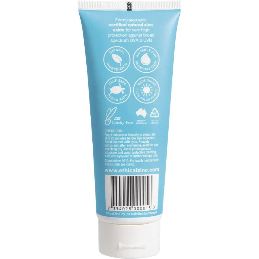 Ethical Zinc Natural Clear Zinc Sunscreen 100g