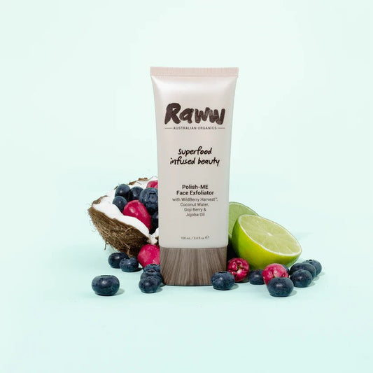 Raww Polish-ME Face Exfoliator 100ml