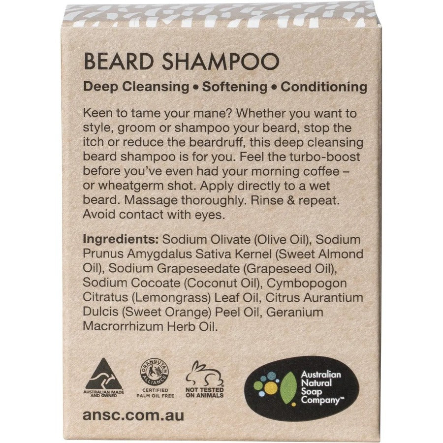 Australian Natural Soap Co Beard Shampoo 100g