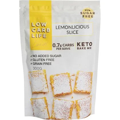 Low Carb Life Keto Bake Mix Lemonlicious Slice