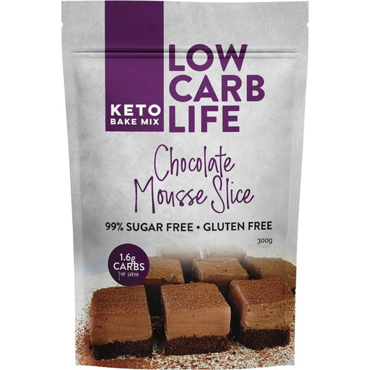 Low Carb Life Keto Bake Mix Chocolate Mousse Slice