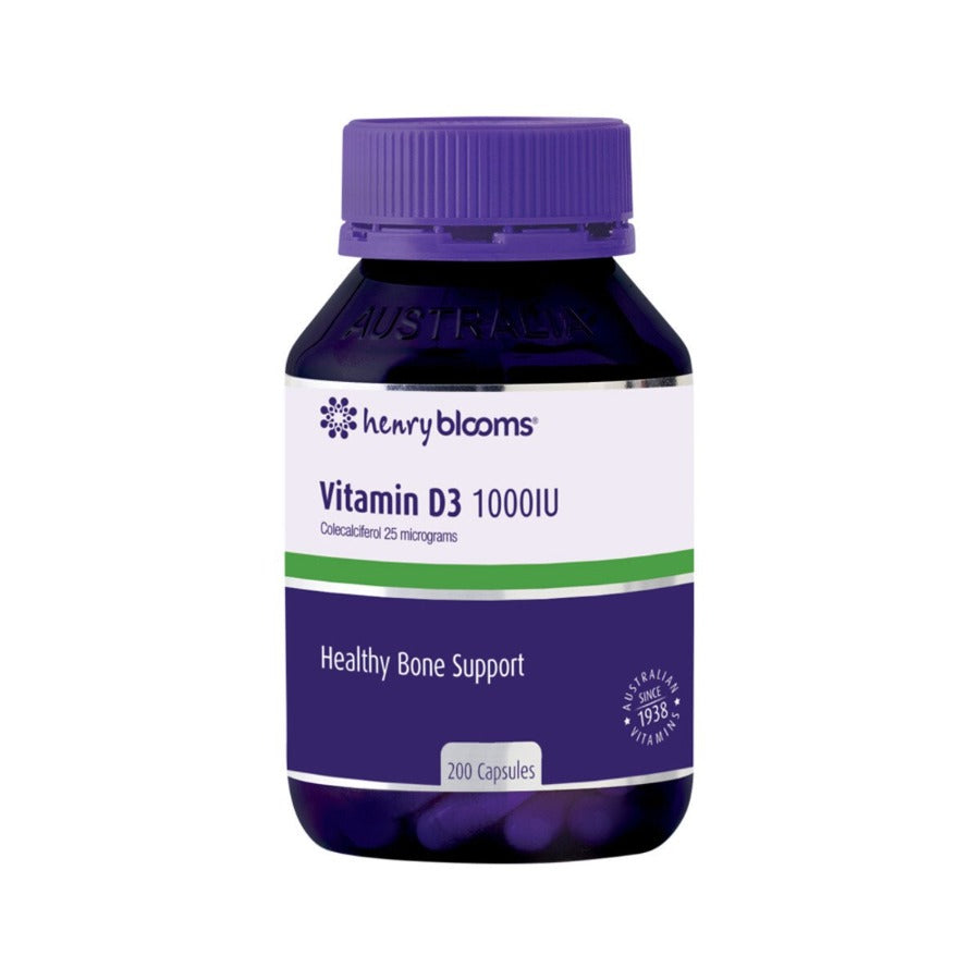 Henry Blooms Vitamin D3 1000 IU 200c