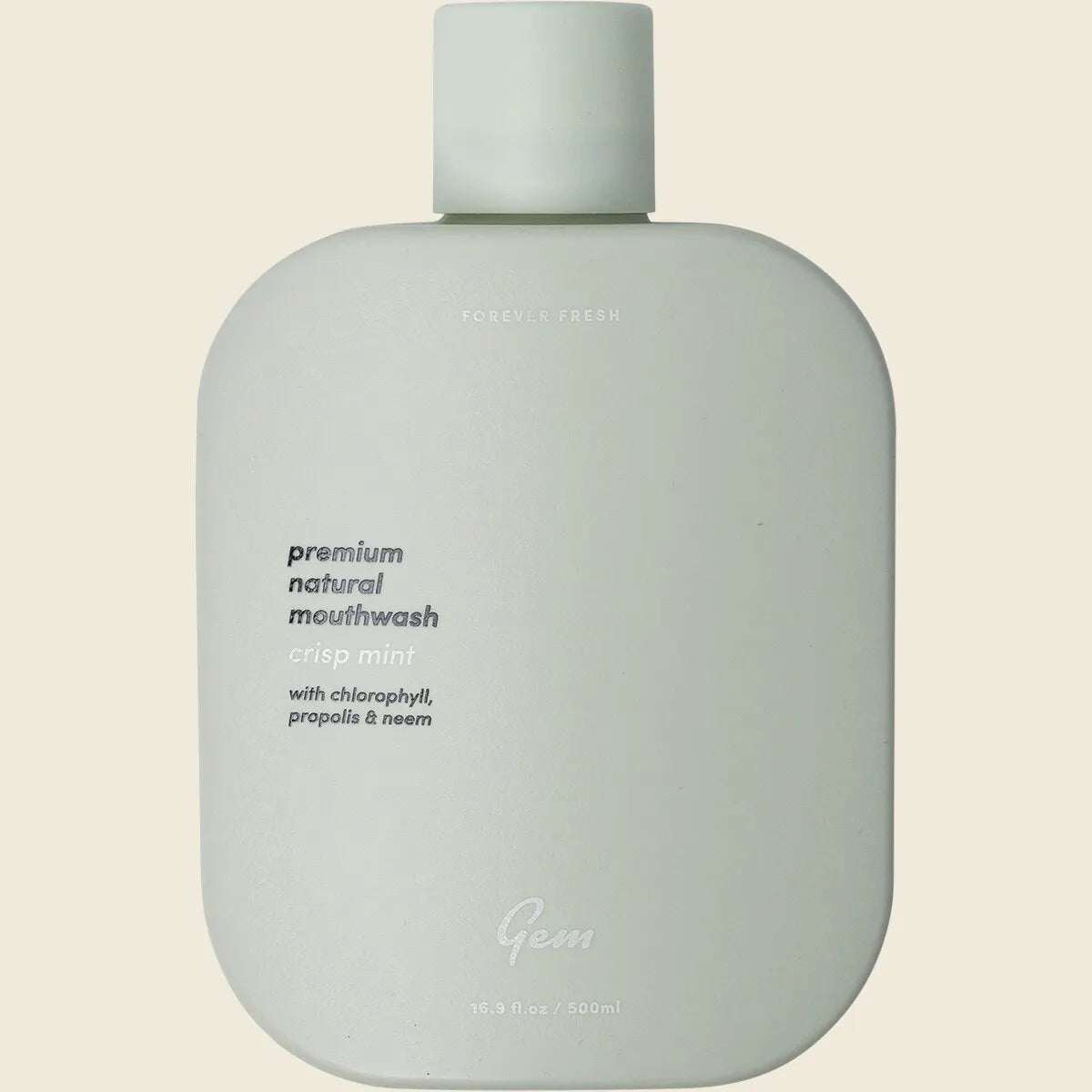 Gem Mouthwash Premium Natural Crisp Mint 500ml