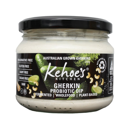 Kehoes Gherkin Probiotic Dip 250g