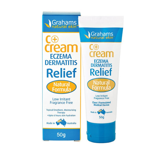 Grahams Natural C+ Cream (Eczema & Dermatitis Relief) 50g