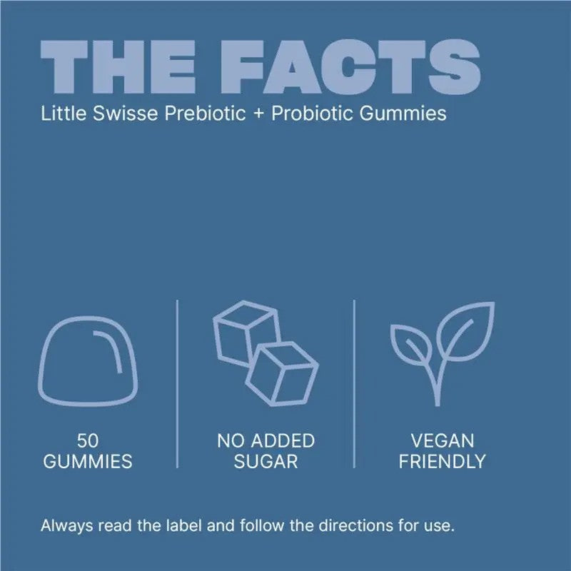 Little Swisse Prebiotic Probiotic Gummies Raspberry 2.5G x 50