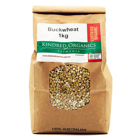 Kindred Organics Organic Australian Hulled Buckwheat 1KG