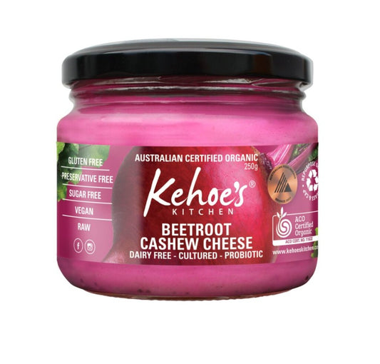 Kehoes Beetroot Cashew Cheese 250g