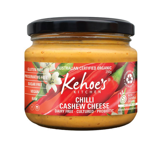Kehoes Organic Chilli Cashew Cheese 250g
