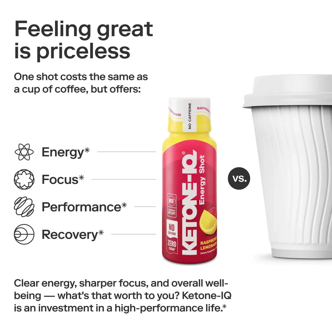 Ketone - IQ Energy Shot Raspberry Lemonade 59ml