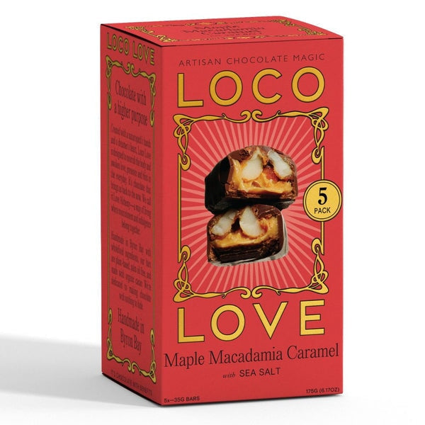 Loco Love Maple Macadamia Caramel 5 Pack