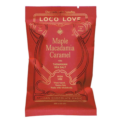 Loco Love Single Maple Macadamia Caramel 35g