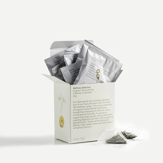 Love Tea Organic Wellness Sample Selection 8 Sachets