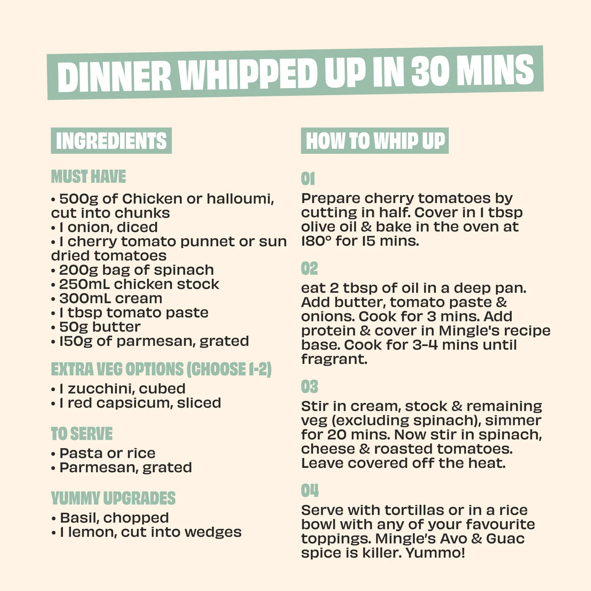 Mingle Marry Me Chicken recipe