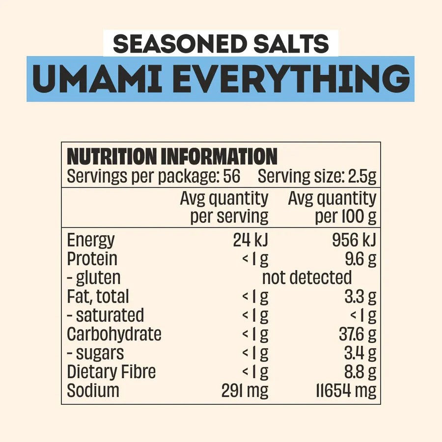 Mingle Umami Everything Seasoned Salts 110g