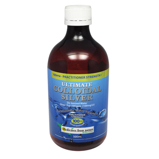 Medicines From Nature Colloidal Silver 100ppm 500ml