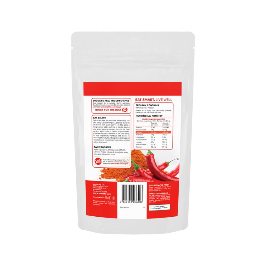 Morlife Ground Cayenne Pepper 100g