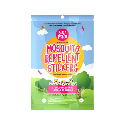The Natural Patch Co. Mosquito Repellent Stickers x 24 Pack