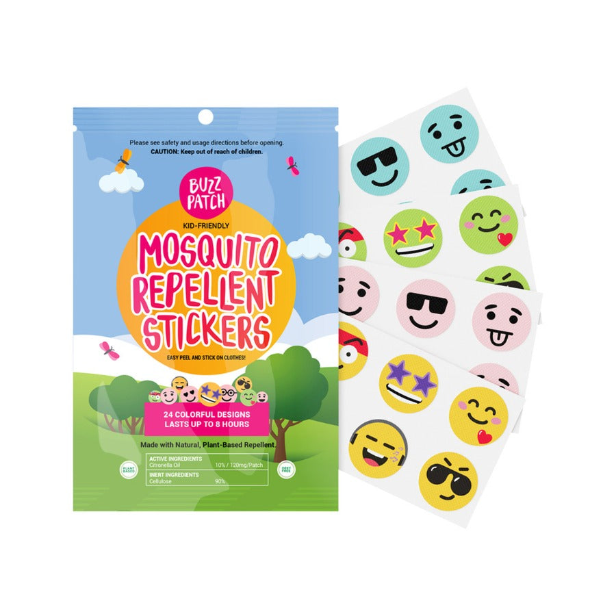 The Natural Patch Co. Mosquito Repellent Stickers x 24 Pack