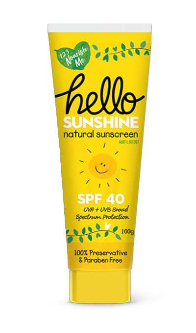 123 Nourish Me Hello Sunshine Sunscreen 100g