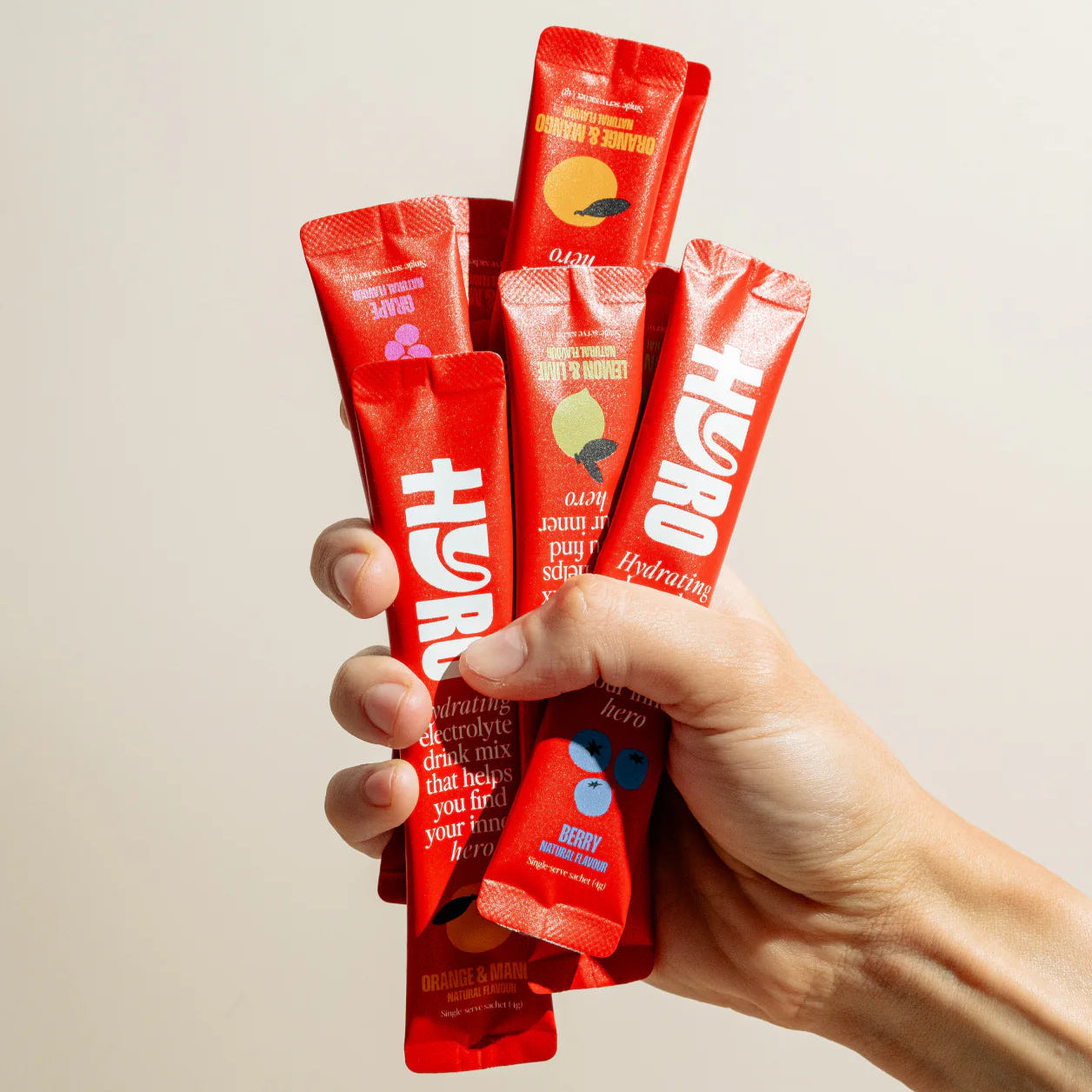 HYRO Electrolyte Sachets Mixed Bag 15 x 4g