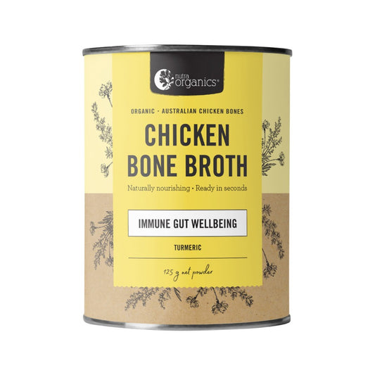 Nutra Organics Organic Bone Broth Chicken Turmeric 125g