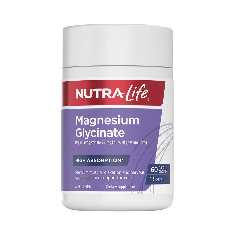 Nutra Life Magnesium Glycinate 60c