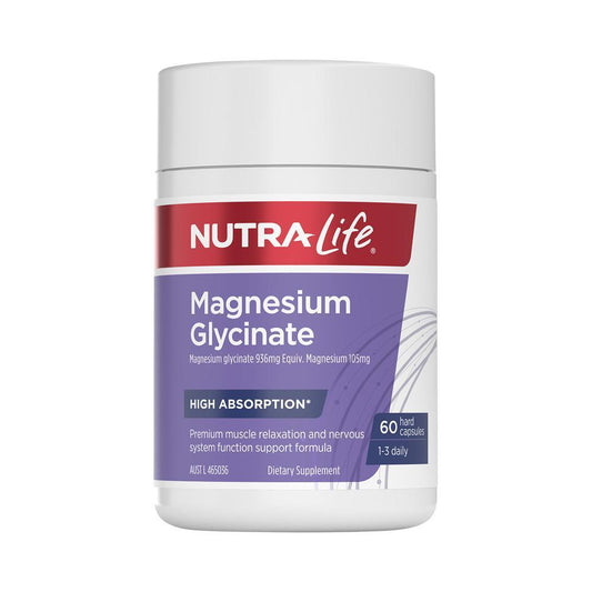 Nutra Life Magnesium Glycinate 60c
