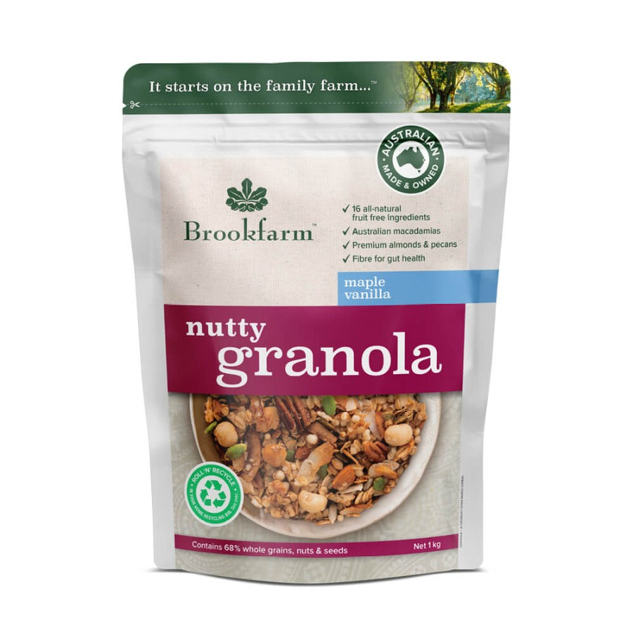 Brookfarm Maple Vanilla Granola 1kg