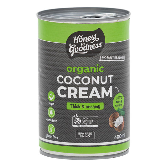 Honest to Goodness Organic Coconut Cream 400ml