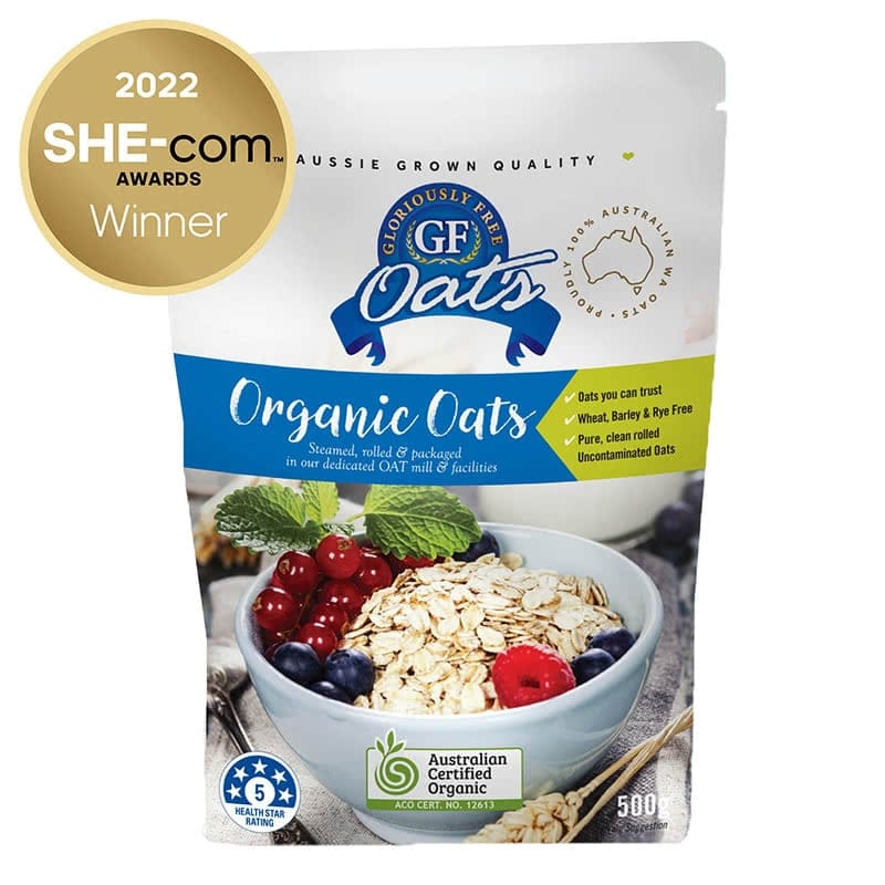 Gloriously Free Uncontaminated Oats Organic 500g