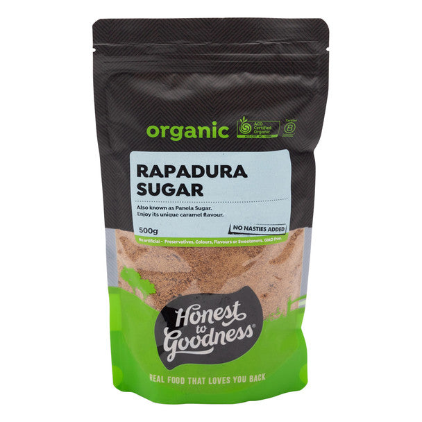 Honest to Goodness Organic Rapadura Sugar 500g