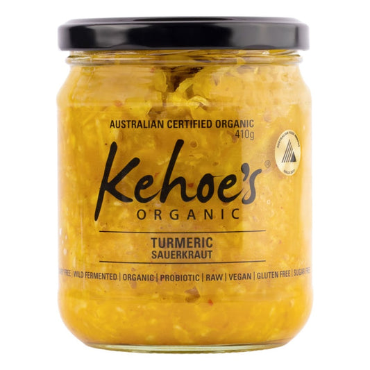 Kehoes Organic Turmeric Sauerkraut 410g