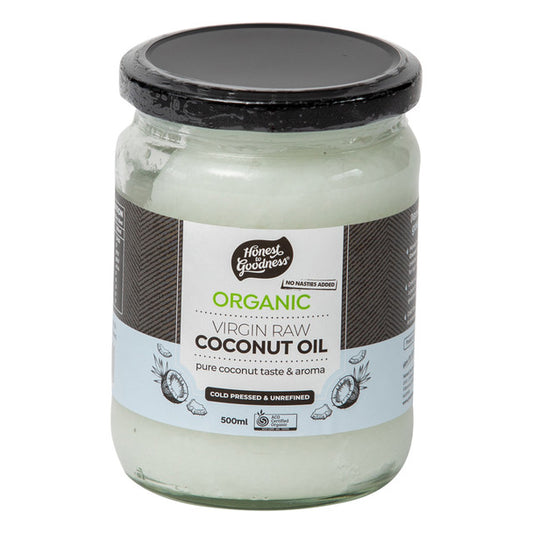 Honest For Goodness Organic Virgin Coconut Oil 500ml