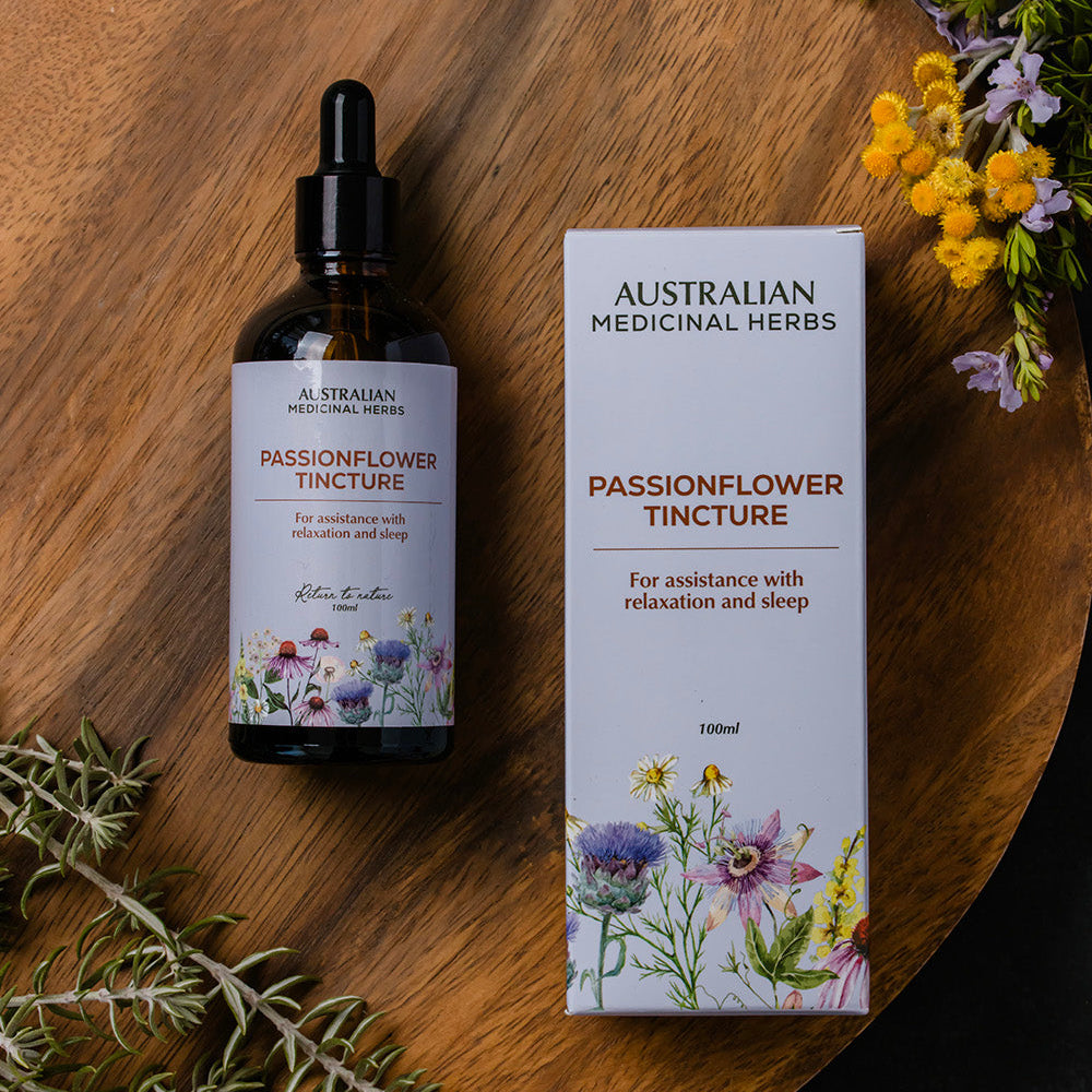 Australian Medicinal Herbs Passionflower Relaxation Tincture