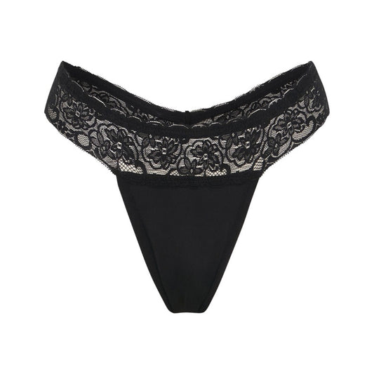 Pelvi Leakproof Underwear G-String Black L