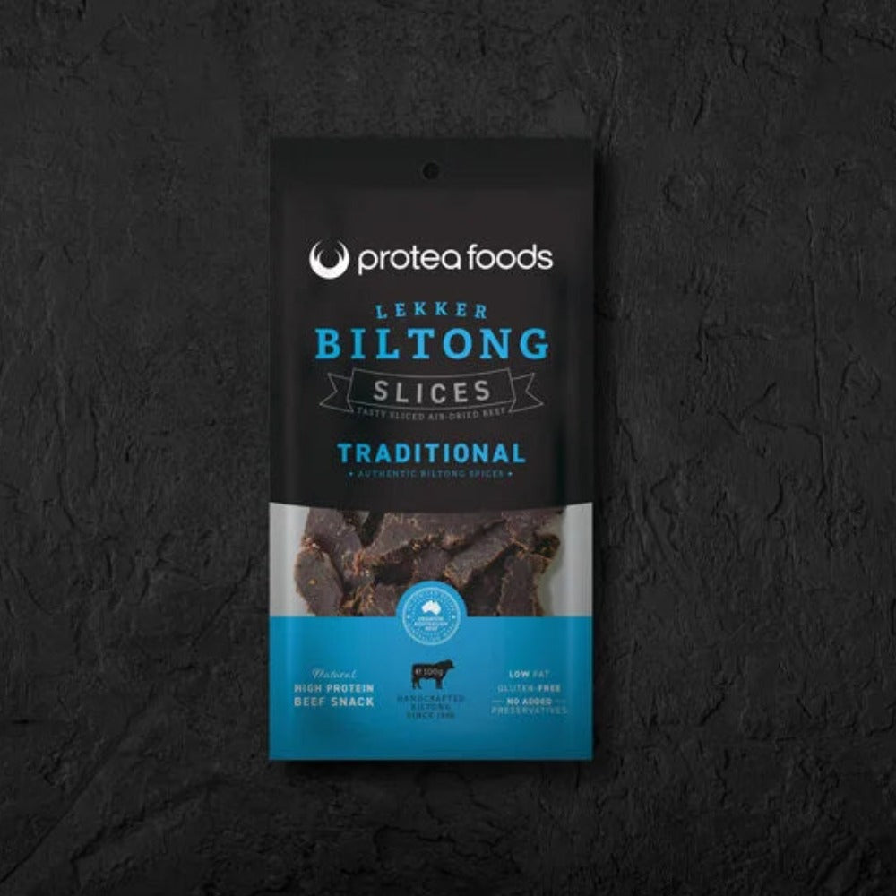 Protea Foods Sliced Biltong Traditional 40g