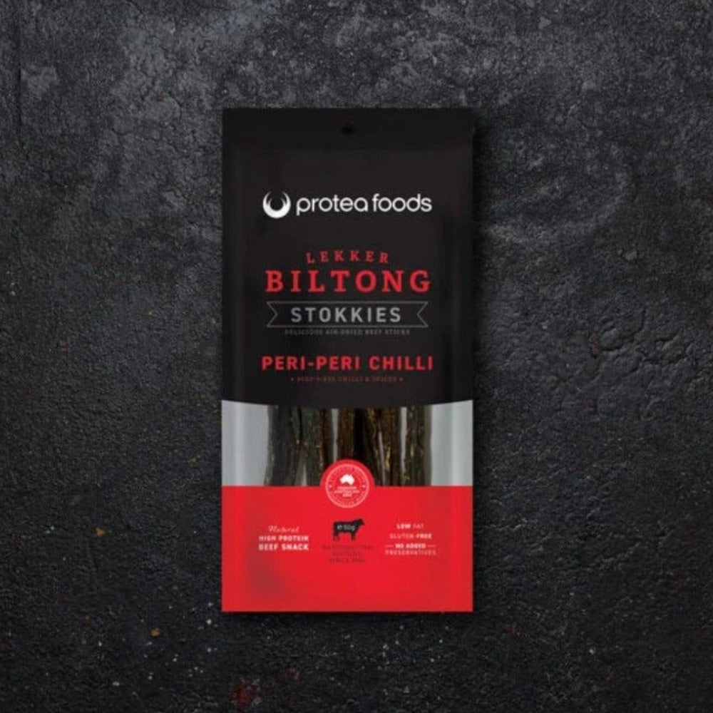 Protea Foods Biltong Stokkies Peri Peri 50g