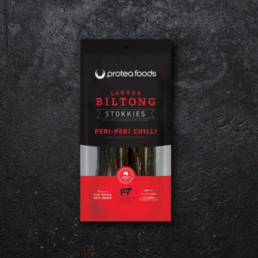 Protea Foods Biltong Stokkies Peri Peri 50g
